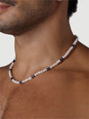 Paros Pearl Necklace, Lapis.