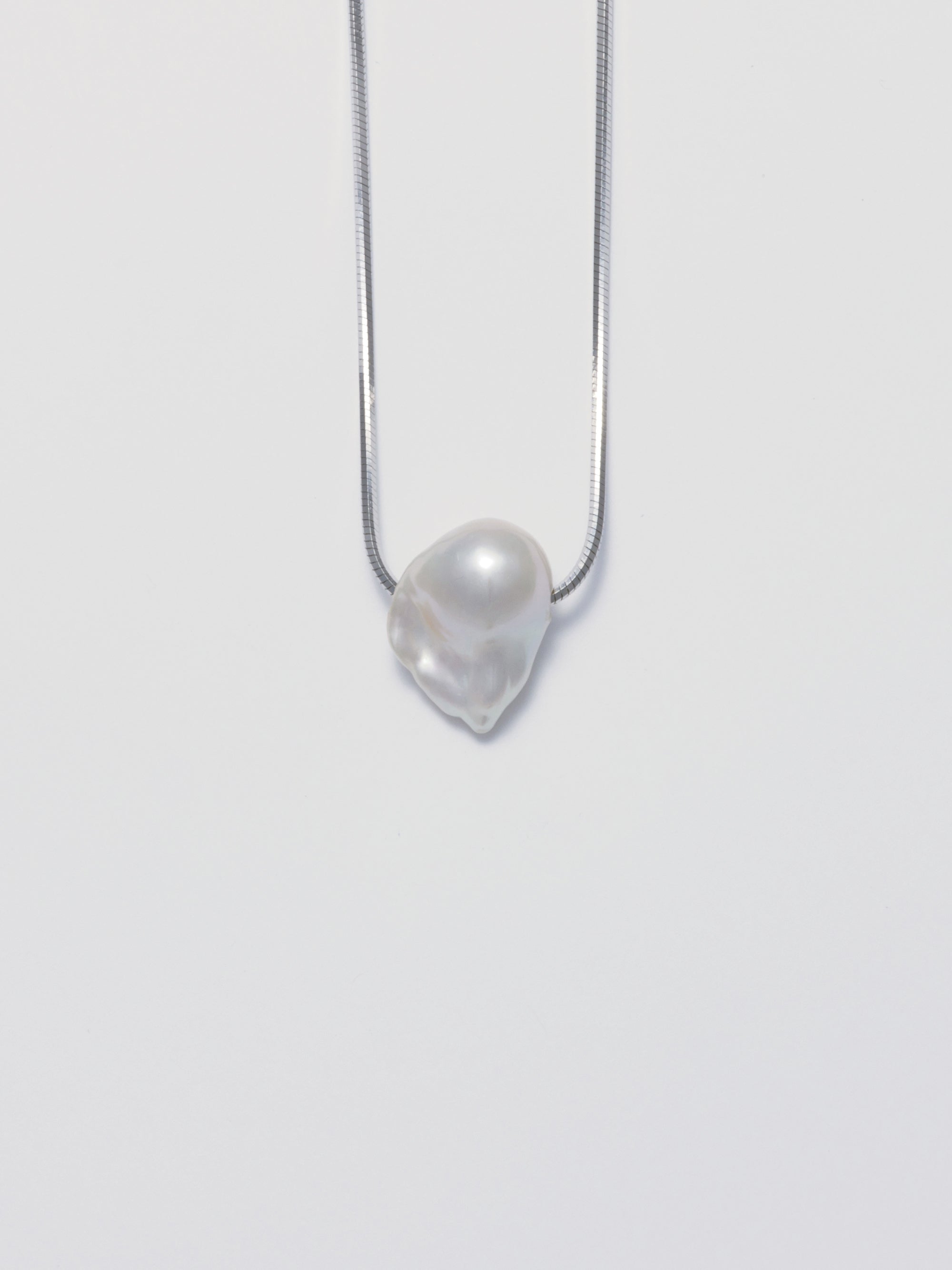 B. Pearl, Silver 8SP Chain. – Sentient Jewelry
