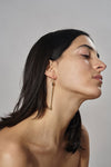 Gold Q Tip Earring