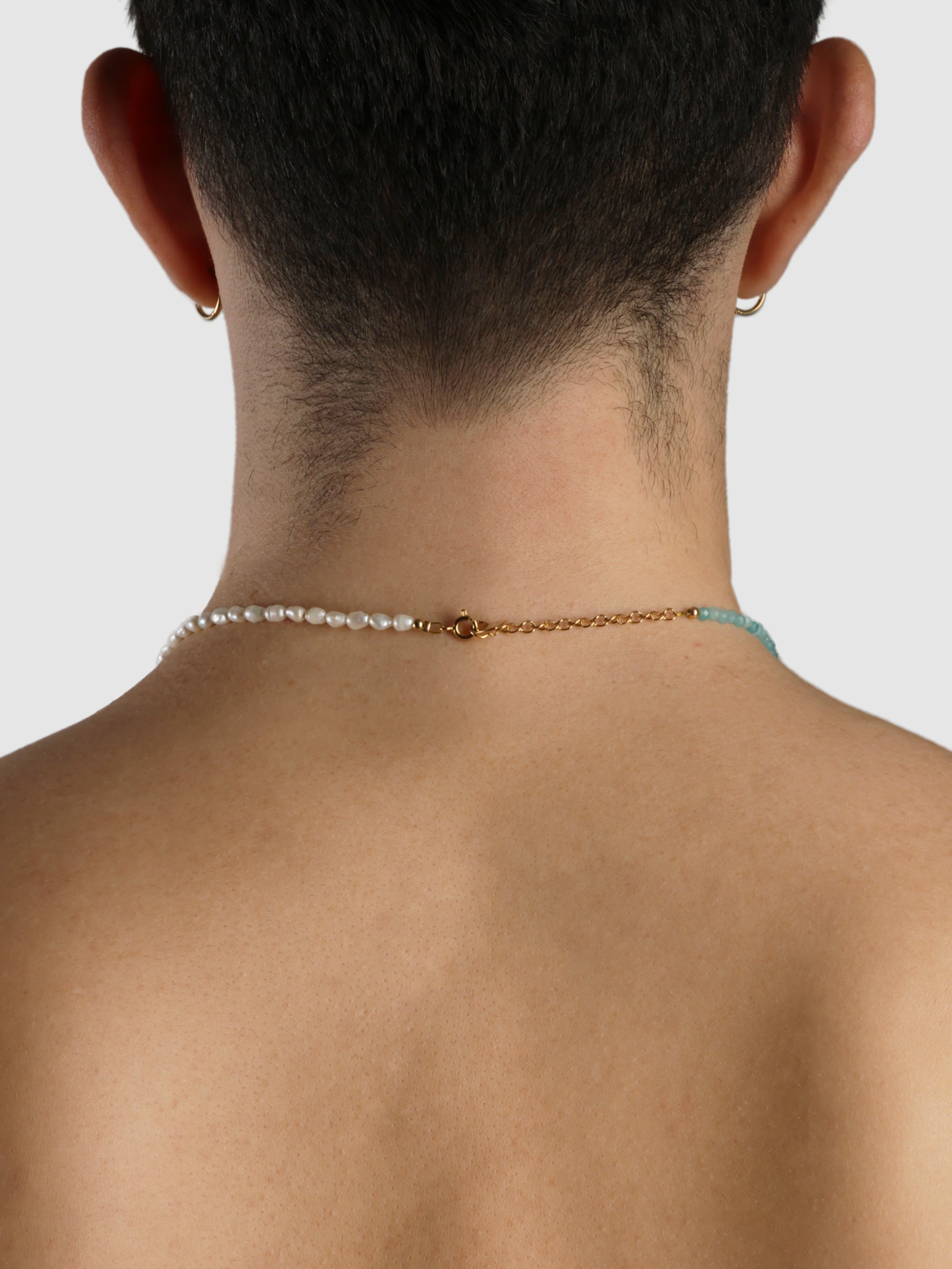 Amalfi Pearl Necklace, Amazonite. – Sentient Jewelry