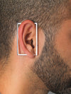 Monolith Ear Frame, Sterling Silver.