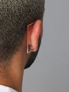 Monolith Ear Frame, Sterling Silver.