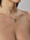 Replicant Heart, Sterling Silver Chain.