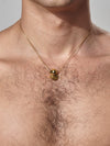 Replicant Heart, Gold Filled Chain.
