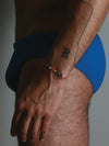 Rainbow Bead Bracelet with tiny Baroque Pearls Designer Mens Jewelry