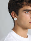 Baroque Pearl Petal Earring with a Sterling Silver Post