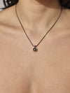 Kettlebell Necklace on Sterling Silver Chain