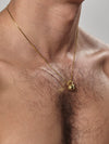 Gold Kettlebell Necklace