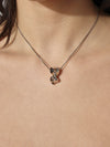 Replicant Satellite, Sterling Silver Chain.