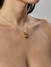 Replicant Satellite, Gold Filled Chain.