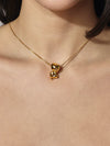 Replicant Satellite, Gold Filled Chain.