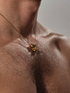 Replicant Satellite, Gold Filled Chain.
