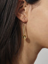Gold Spoon Earring