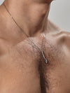 Sterling Silver Spoon Necklace with Box Chain