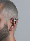 Annihilation Ear Cuff, Sterling Silver Opal.