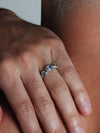 Silver Ring with 6 stones