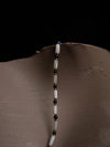 Santorini Beaded Necklace, Selenite.