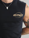 Sentient Starship Merch, Black Sleeveless Tee.