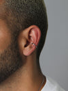 Moon Ear Cuffs, Sterling Silver.