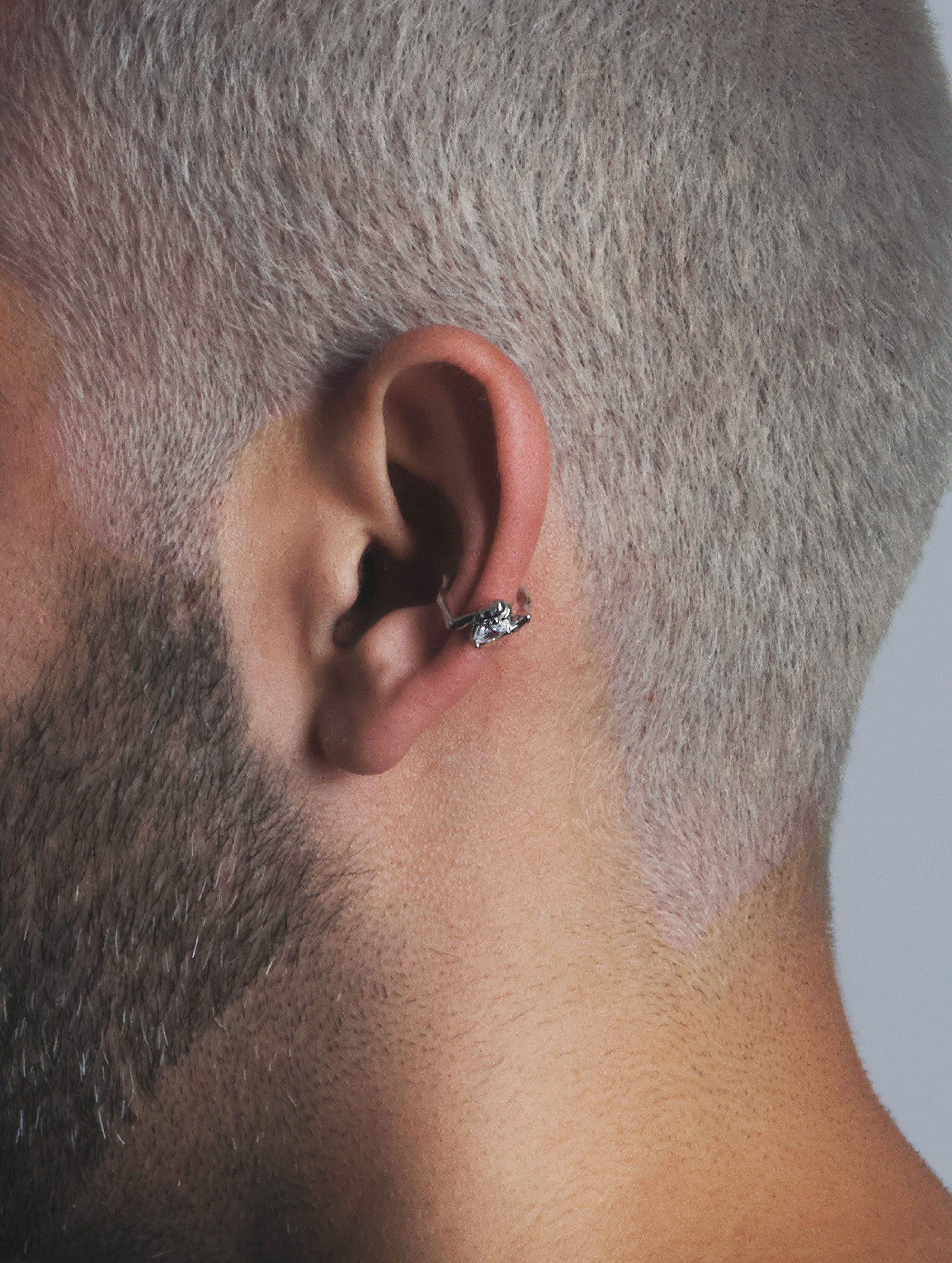 Lighthouse Ear Cuff, Sterling Silver. Sentient Jewelry