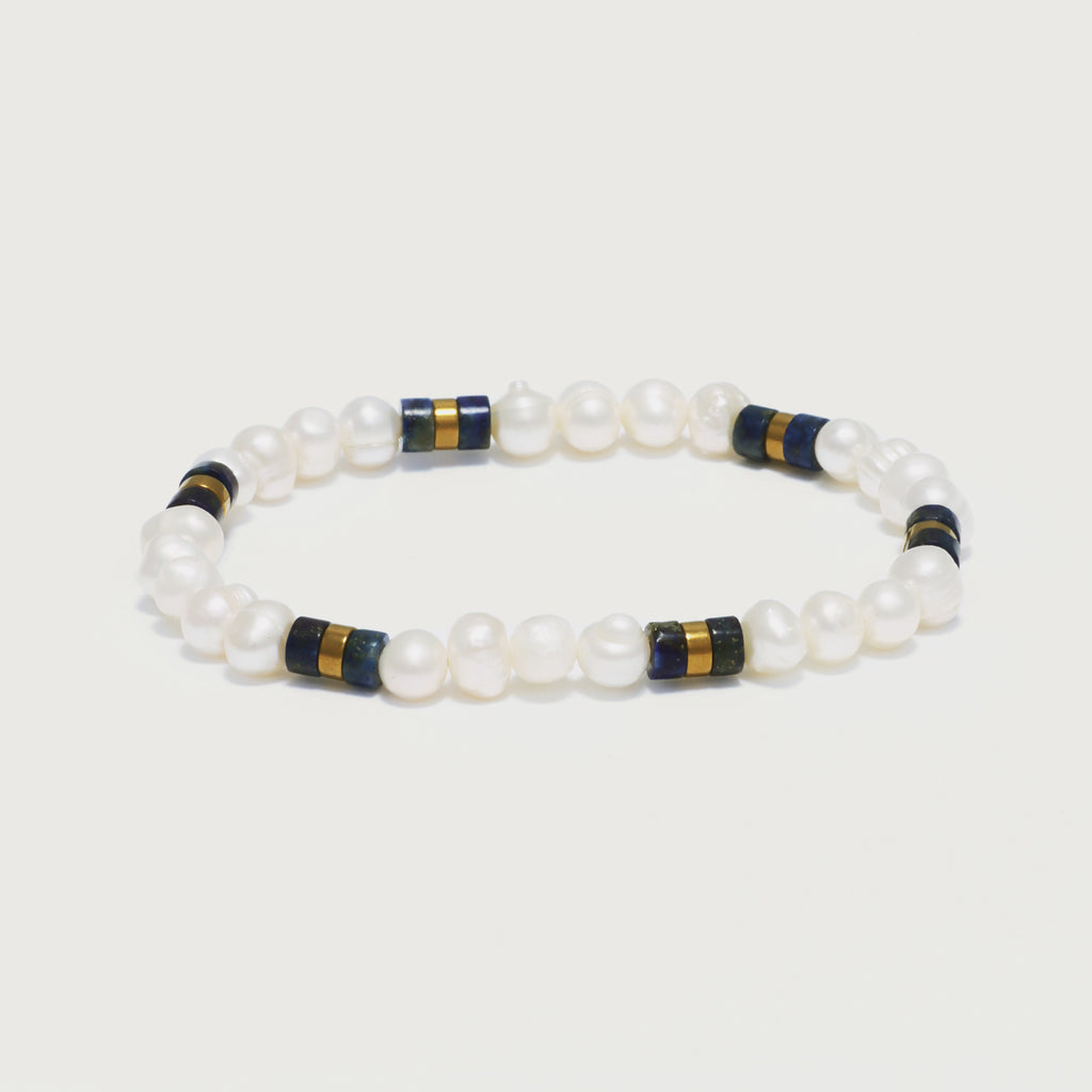 Paros Pearl Bracelet, Elastic.