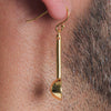 Steam Earring, Gold Micron Plated.