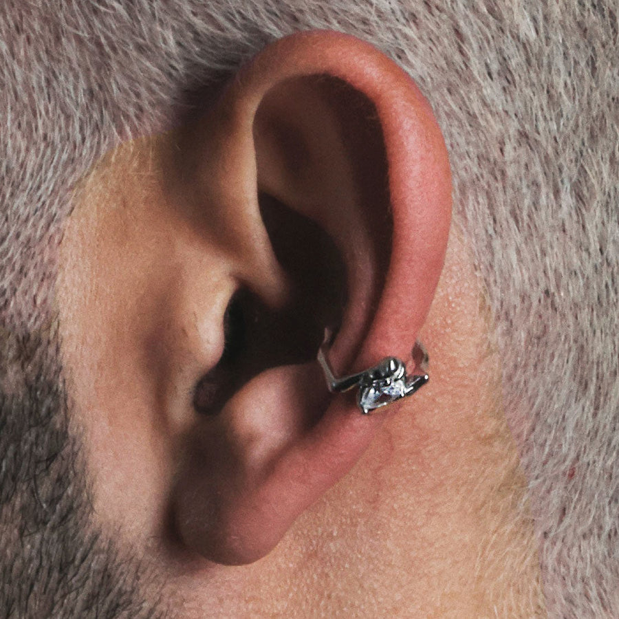 Monolith Ear Frame, Sterling Silver. – Sentient Jewelry
