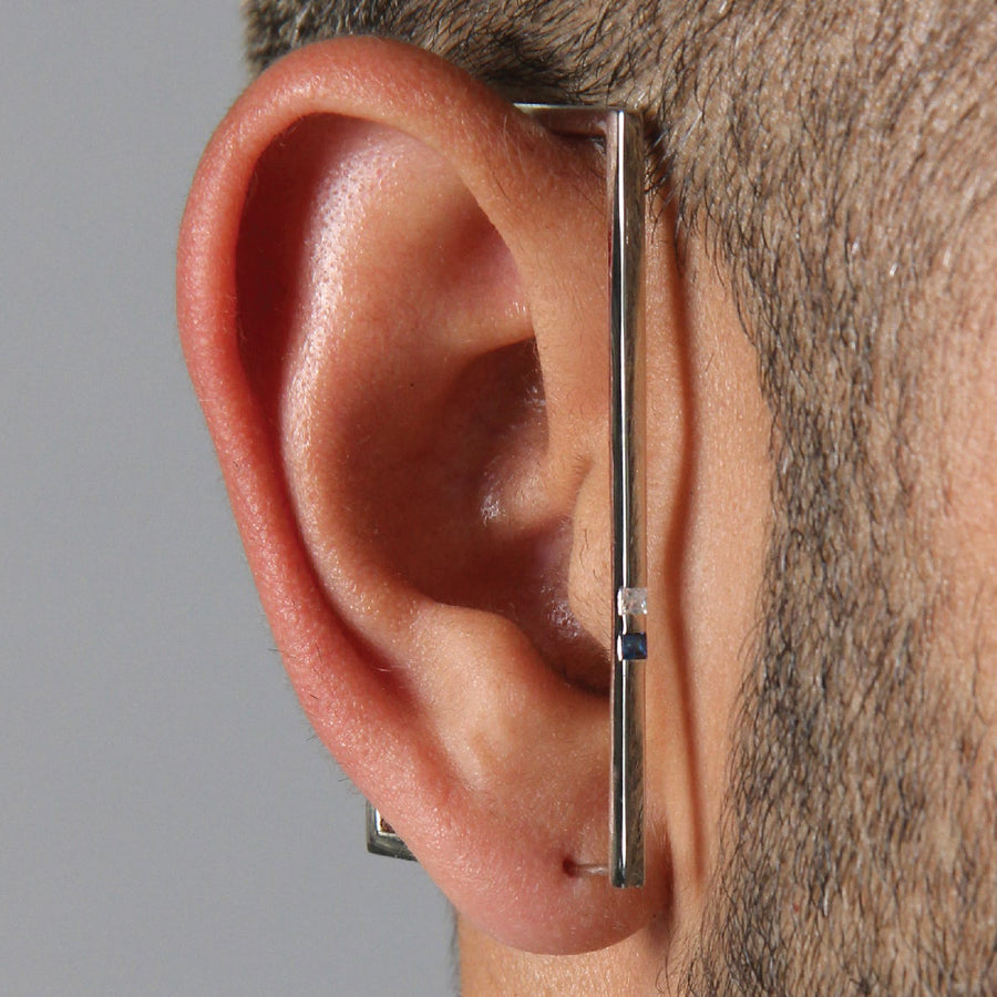 Monolith Ear Frame, Sterling Silver. – Sentient Jewelry
