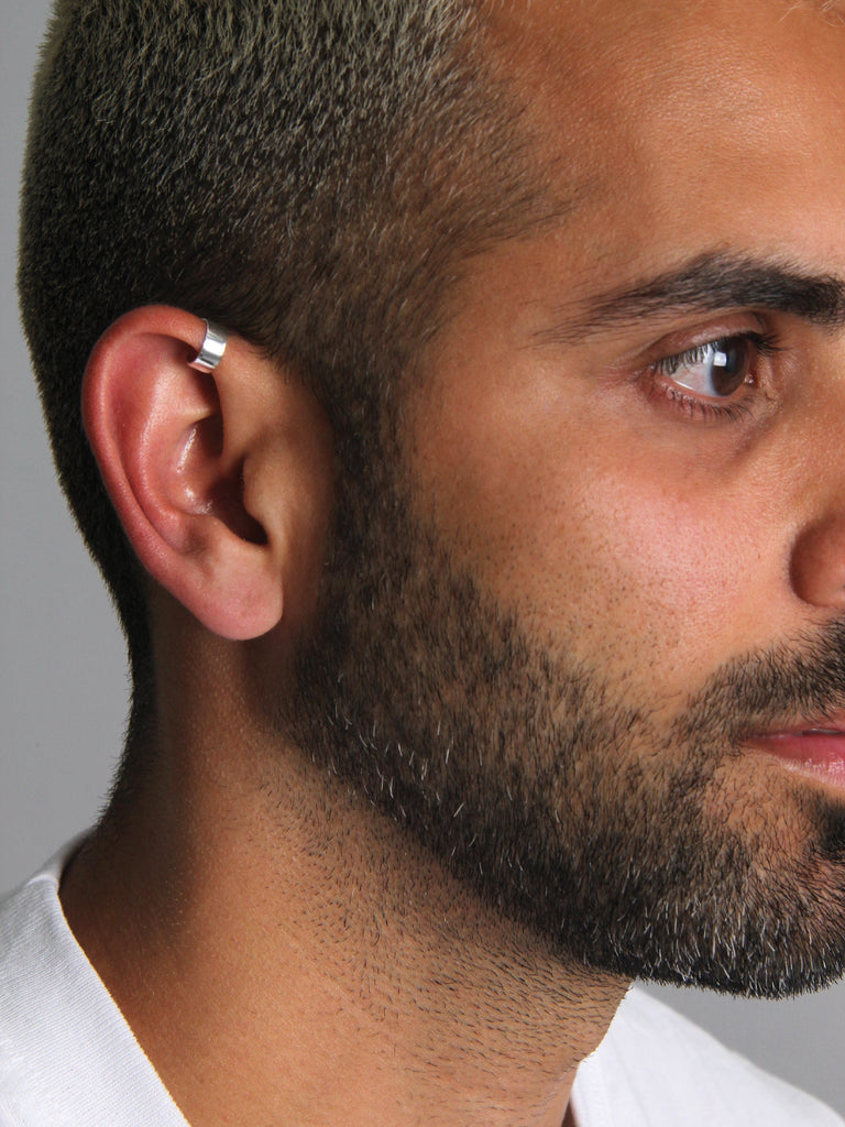Tracker Ear Cuffs, Sterling Silver.