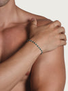 Kauai Pearl Bracelet, Green Apatite.