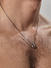 Kettlebell Necklace on Sterling Silver Chain