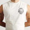 Sentient Academy Merch, Ivory Sleeveless Tee.