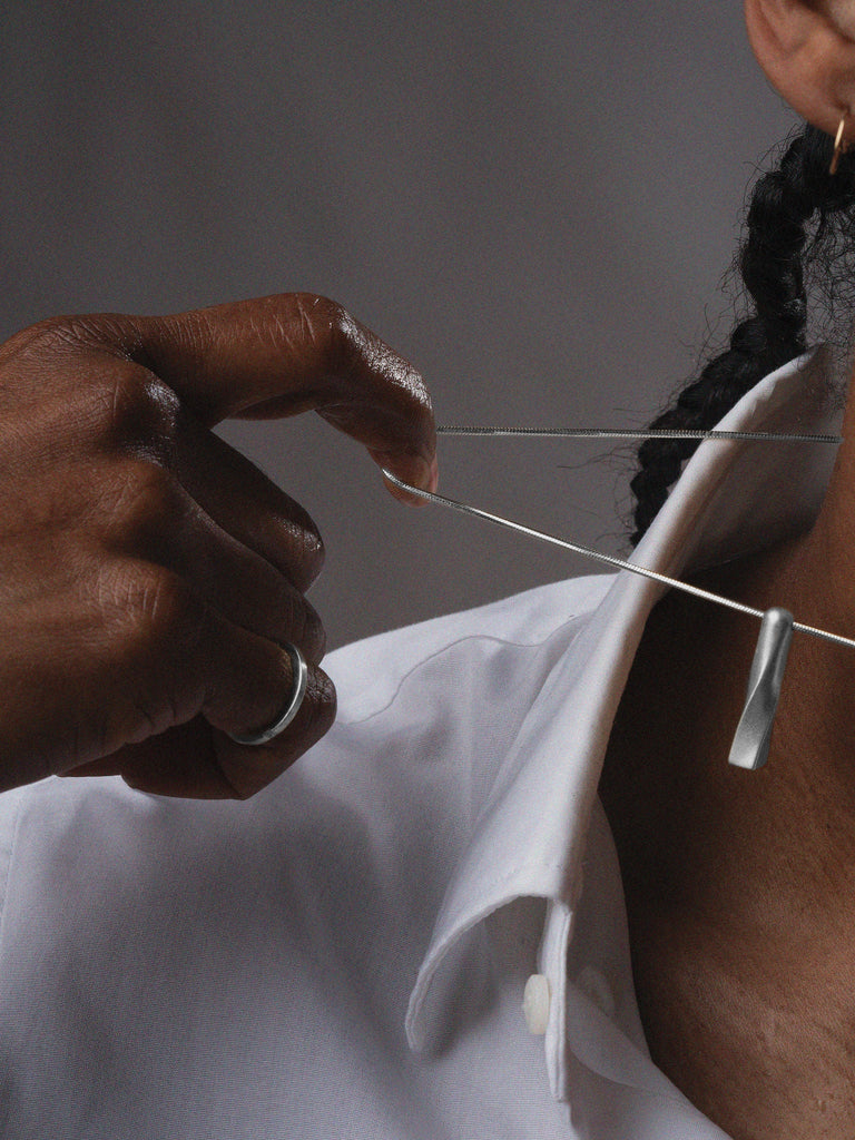 Warp Reprise, Sterling Silver Chain.