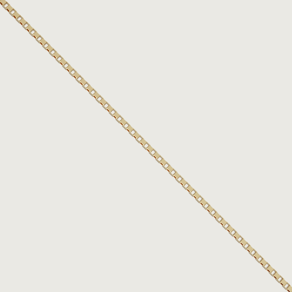 Box Chain, Gold Vermeil.