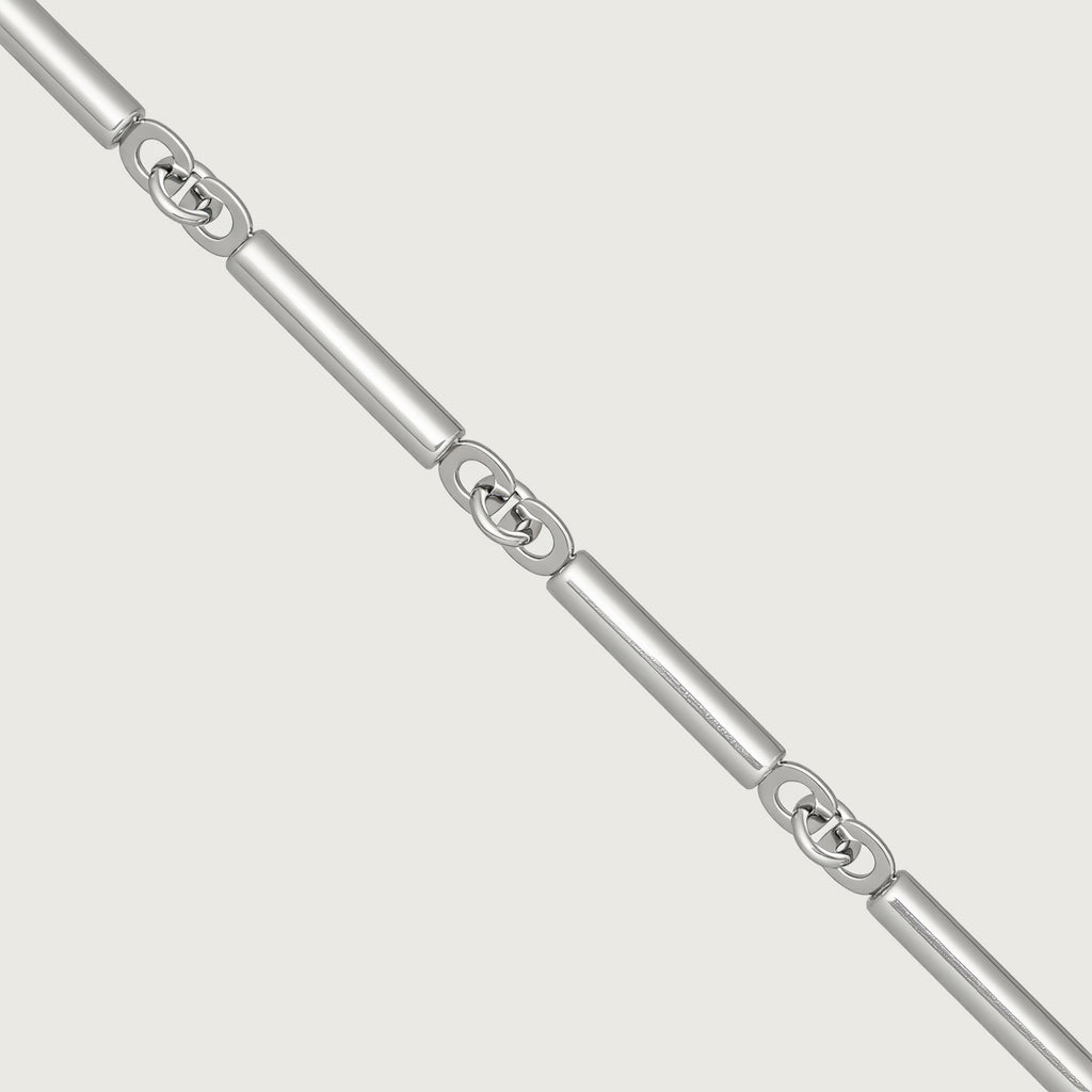 The "1" Bracelet, Silver or Gold.