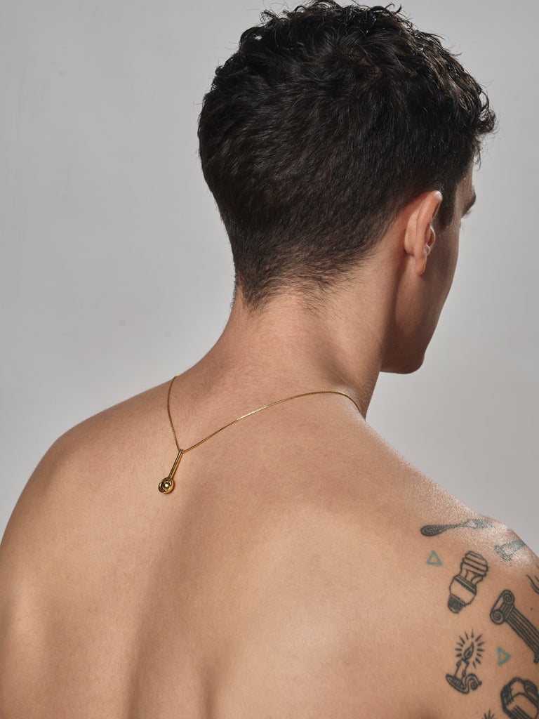 Ladle, Gold Filled Chain.