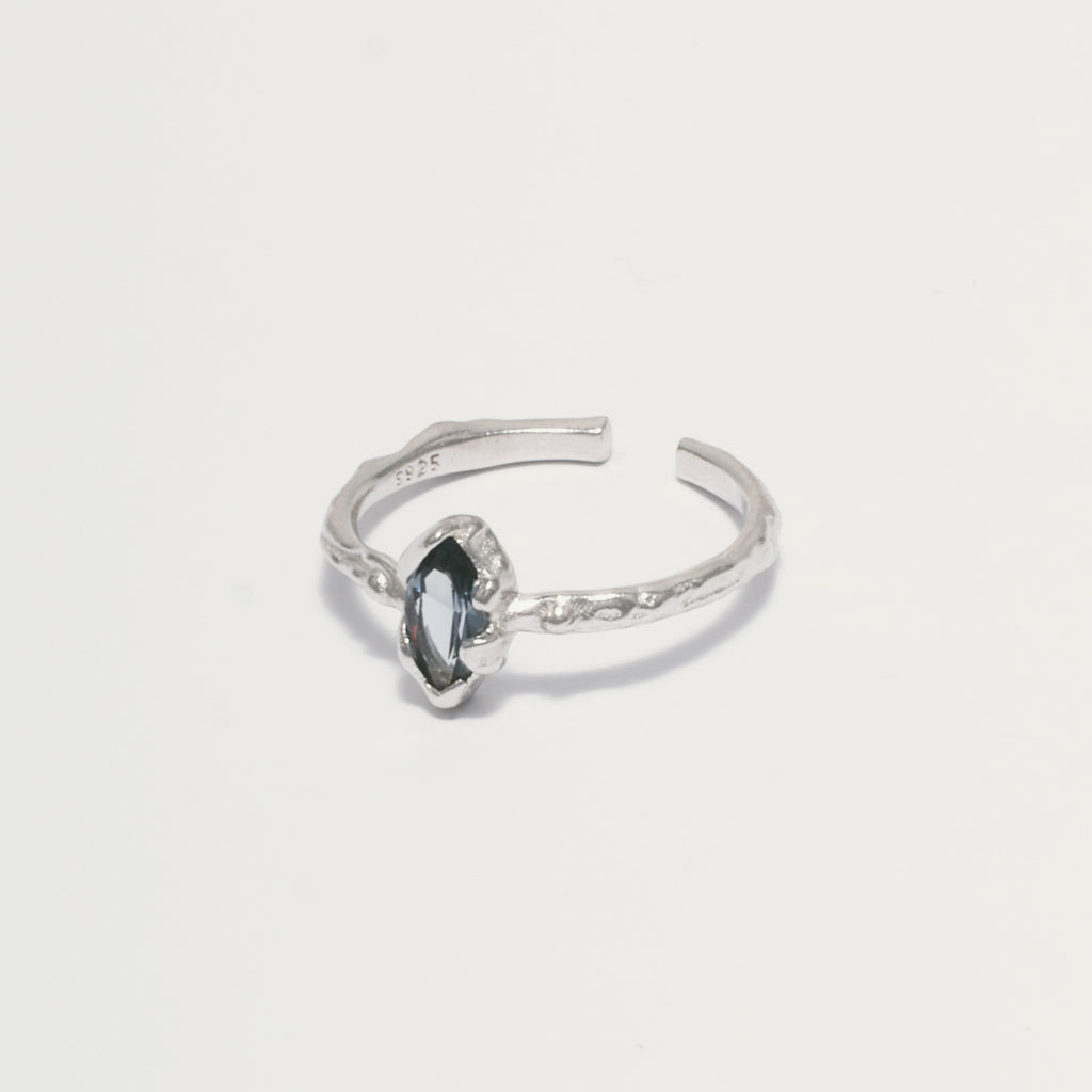 Seed Ring, Sterling Silver.