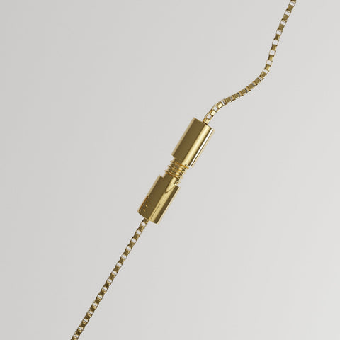 Tether BX, Gold Vermeil Chain.