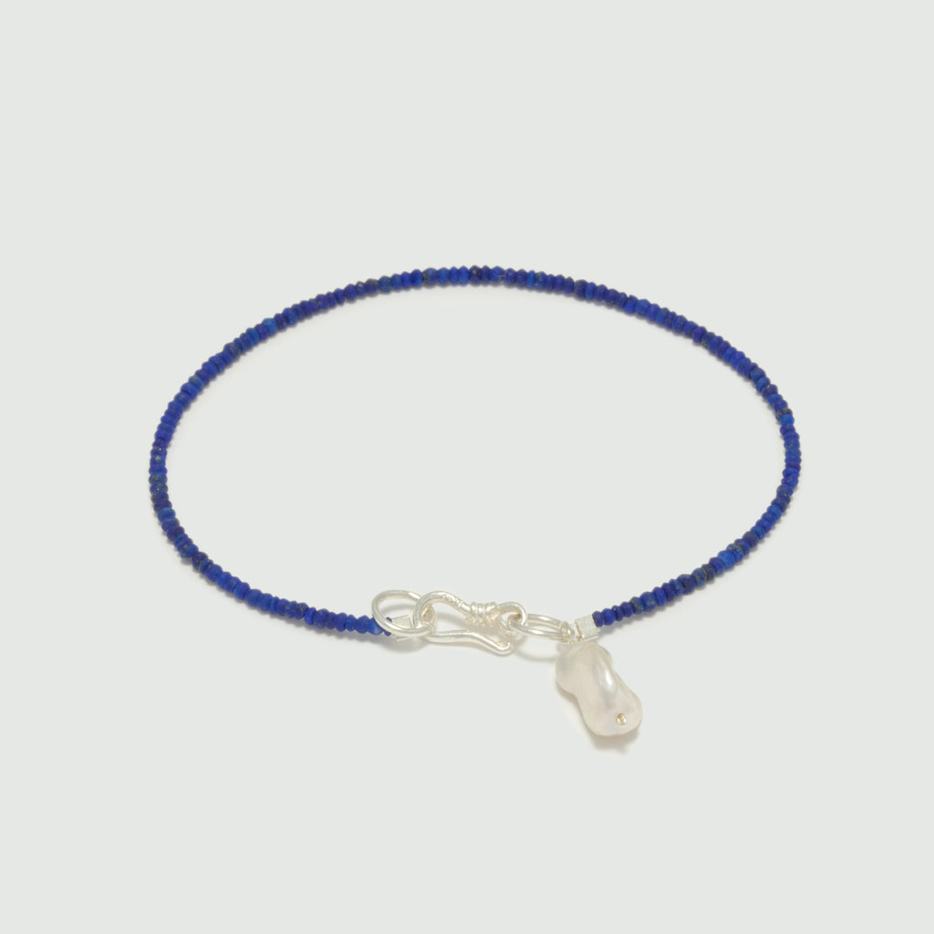 Corfu B. Pearl Bracelet, Lapis.