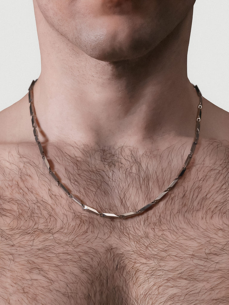 Delta Chain, Stainless Steel.