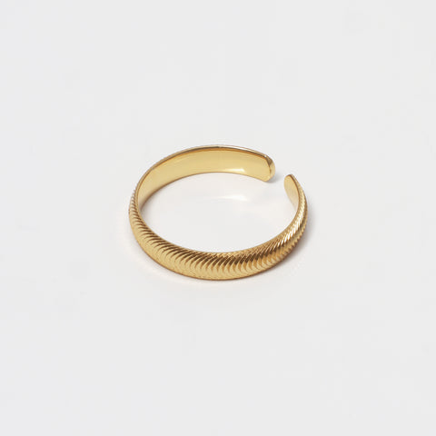 Echo Ring, Gold Vermeil.