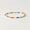 Pearl Rainbow Bracelet, Elastic.