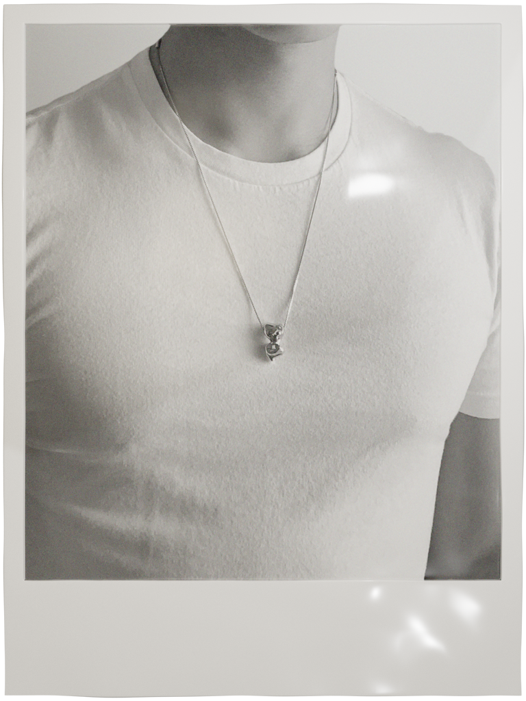 Tether BX, Sterling Silver Chain.