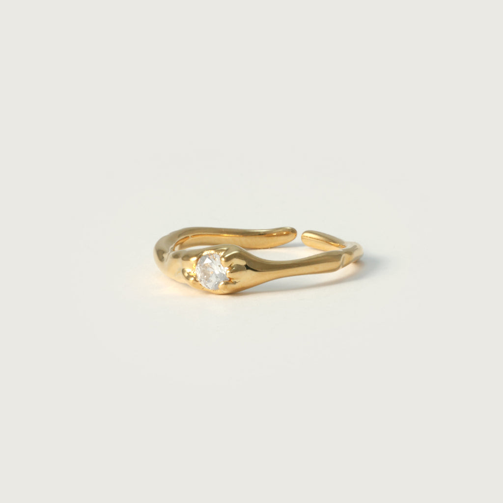 Promise Ring, Gold Vermeil.