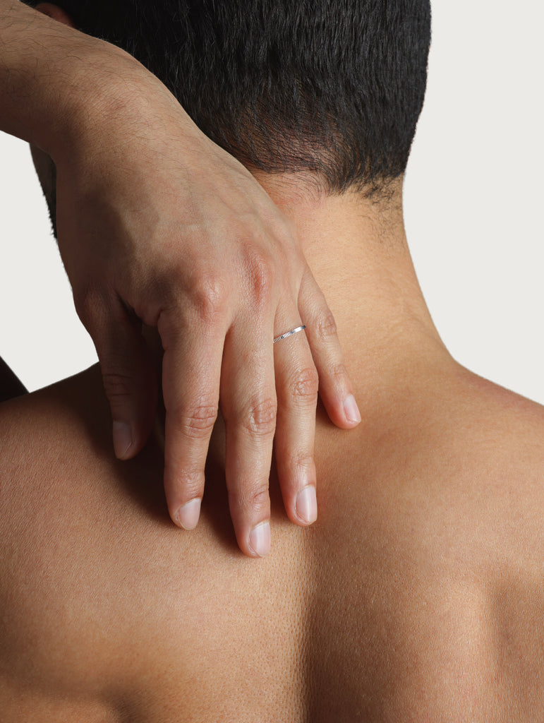 Ridge Ring Mini, Sterling Silver.