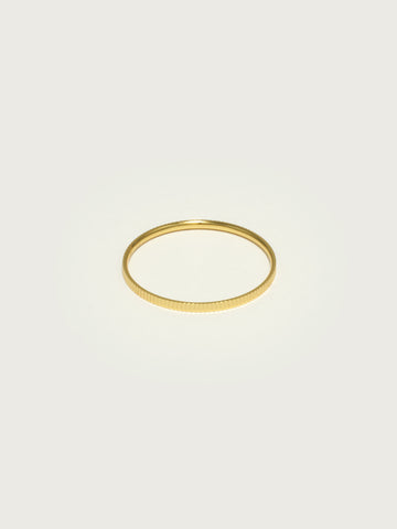 Ridge Ring Mini, Gold Vermeil.
