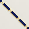 Skyspace Bracelet, Lapis Gold Vermeil.