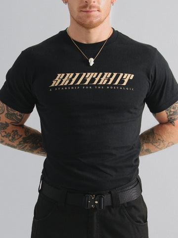 Sentient Merch T-Shirt, Black Short Sleeves.